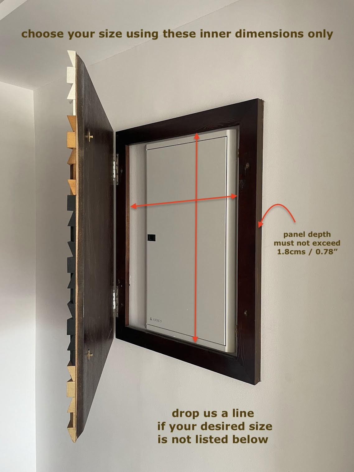 Wooden Electric Panel Cover