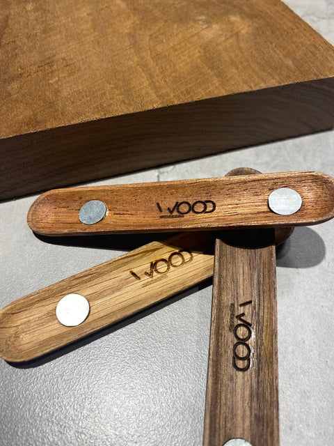 مجموعة من 4 أبواب خشبية ذات حواف مخصصة لجهاز iQOS 3 Duo
