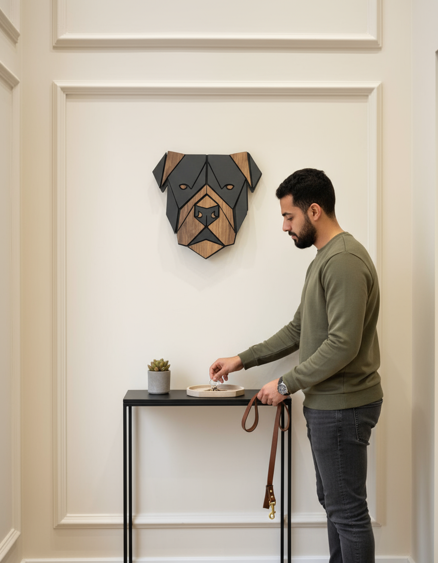 Doberman and Rottweiler Wall Art Set