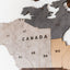 خريطة العالم الخشبية 120 سم / 47 بوصة