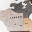 Wooden World Map - Multiple Sizes