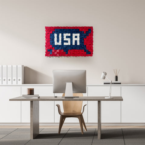 لوحة حائط الولايات المتحدة الأمريكية