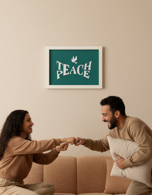 TEACH PEACE - Wall Art