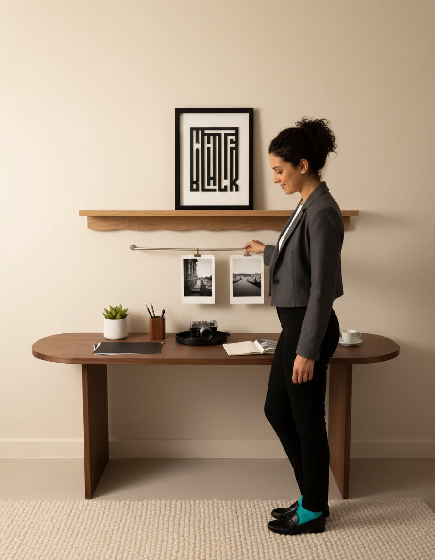 "BLACK WHITE" - Wall Art