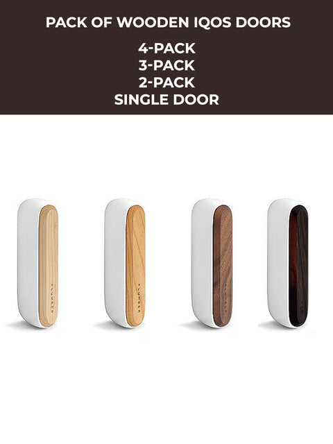 Pack of 4 Edged Personalized Wooden Doors for iQOS 3 Duo – Wood Workers  Global