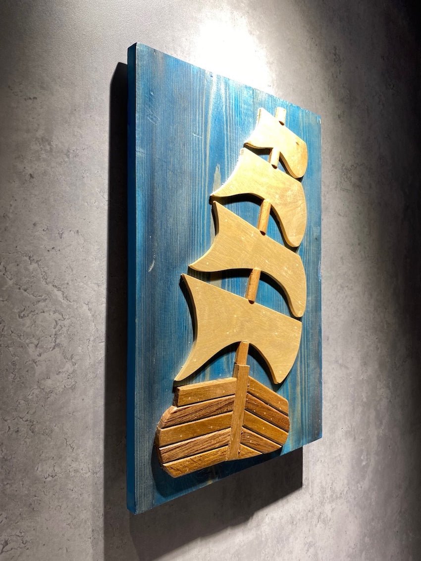 Modern Abstract Art Home Decor, 3D Wall Sculpture, Geometric Wood Wall Art rustic live edg