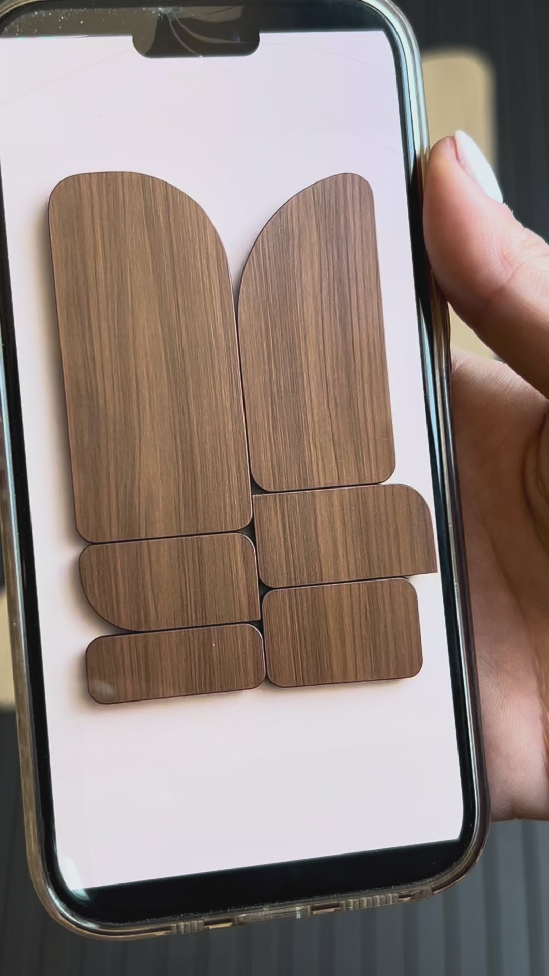 Curva - Oak - Wooden Wall Art