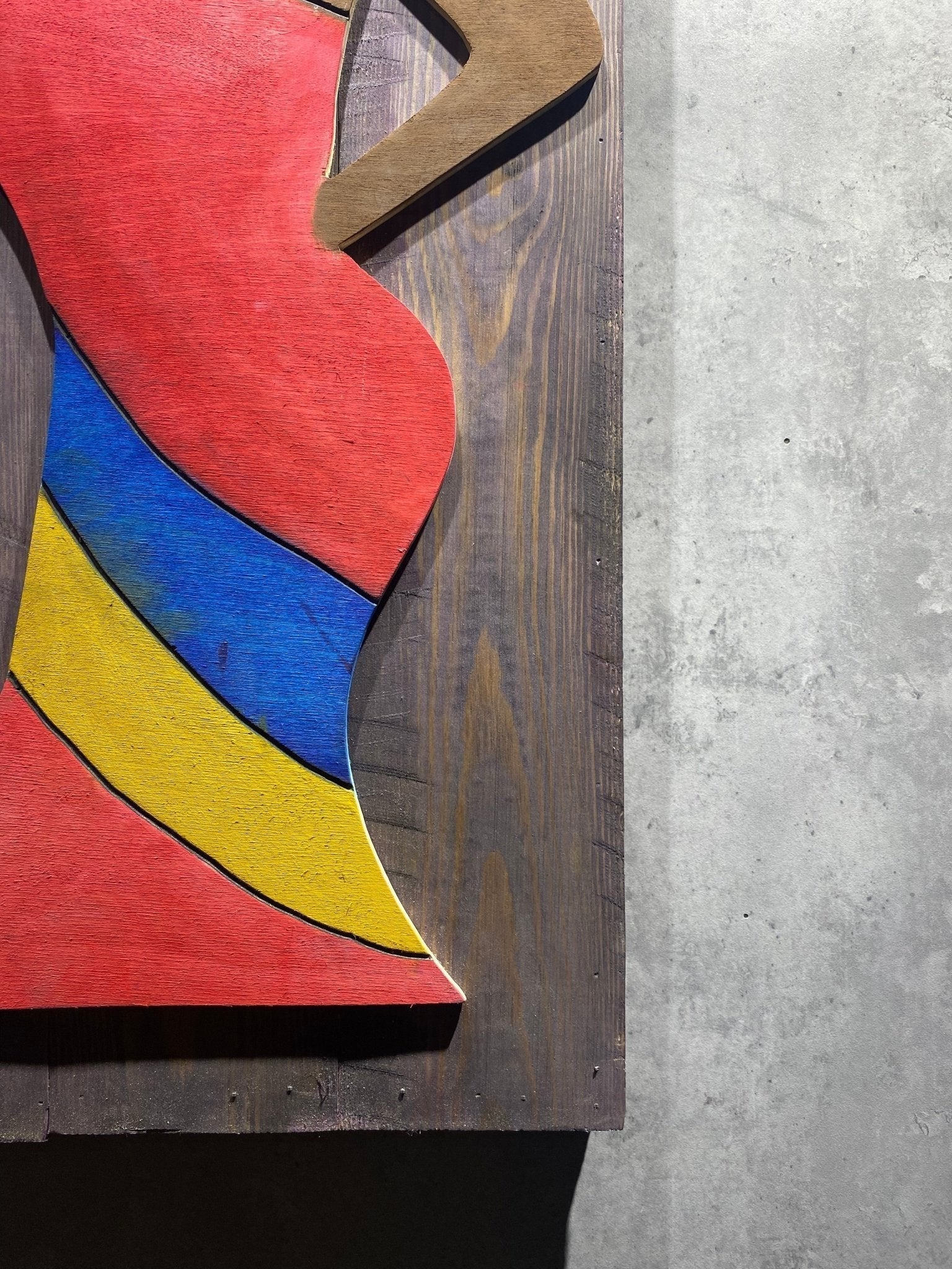 فن الحائط الأفريقي الخشبي