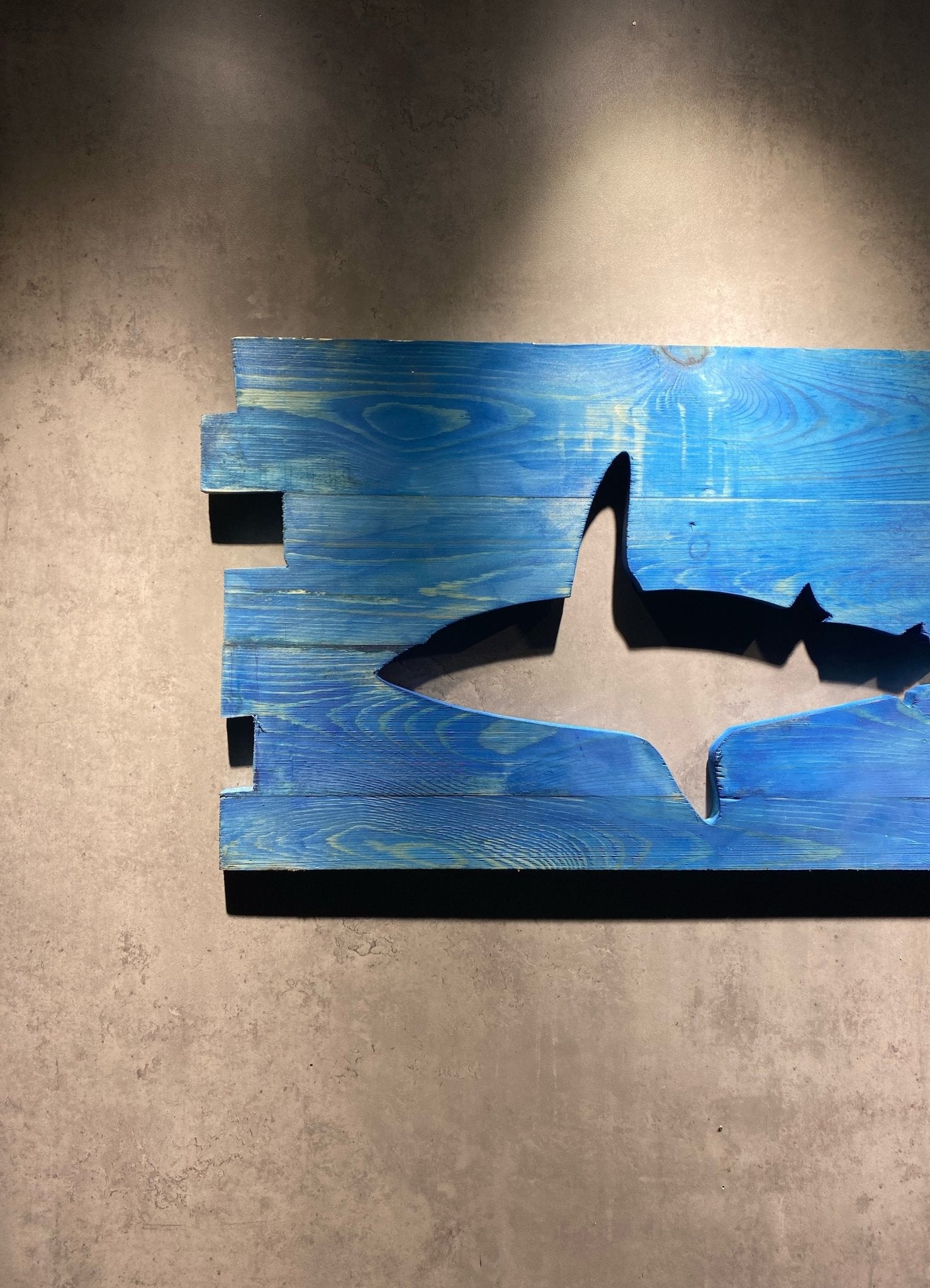 Wood Shark Wall Hanging