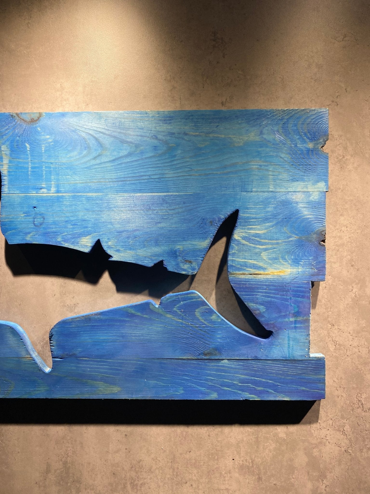 Wood Shark Wall Hanging