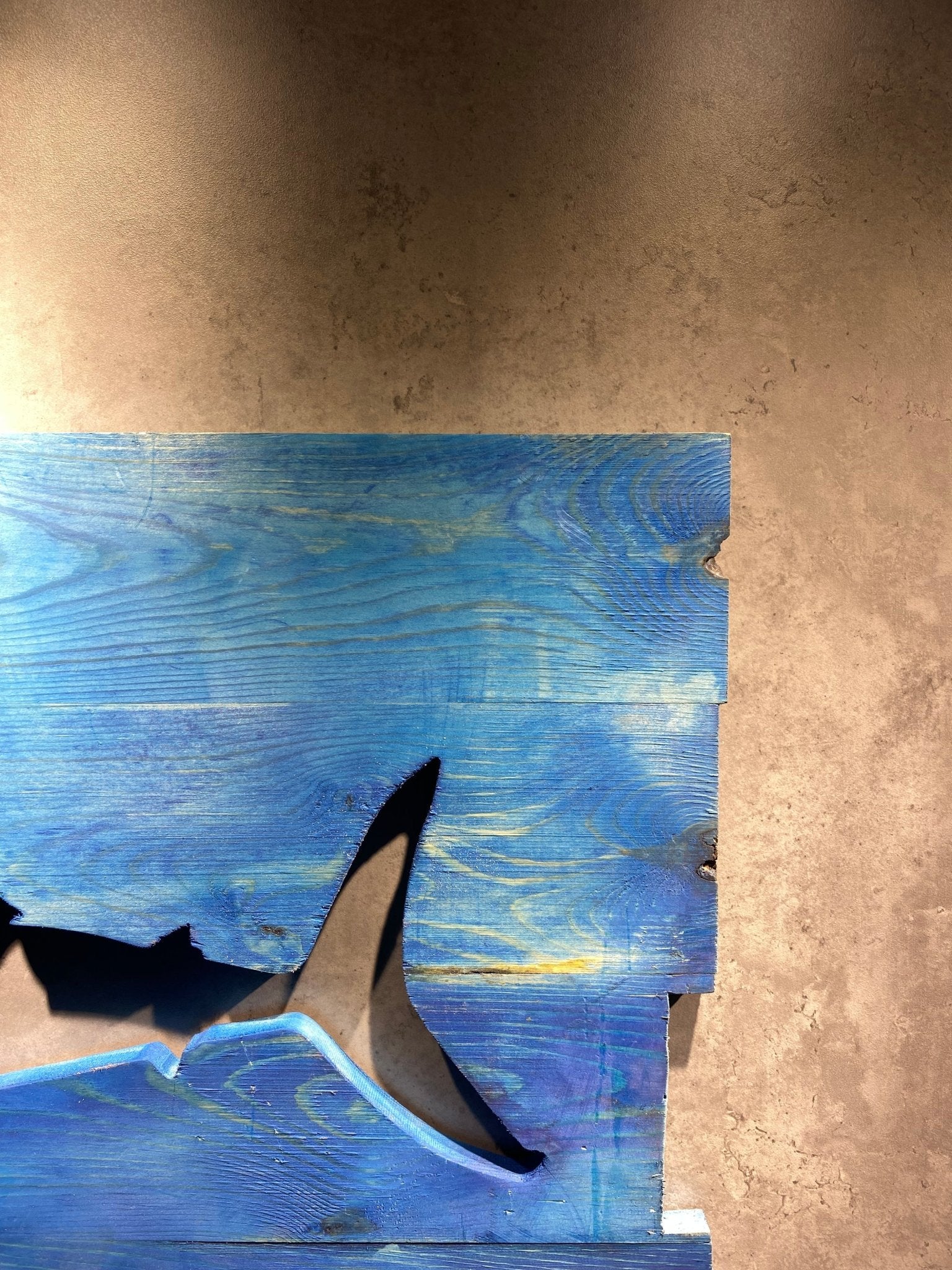Wood Shark Wall Hanging