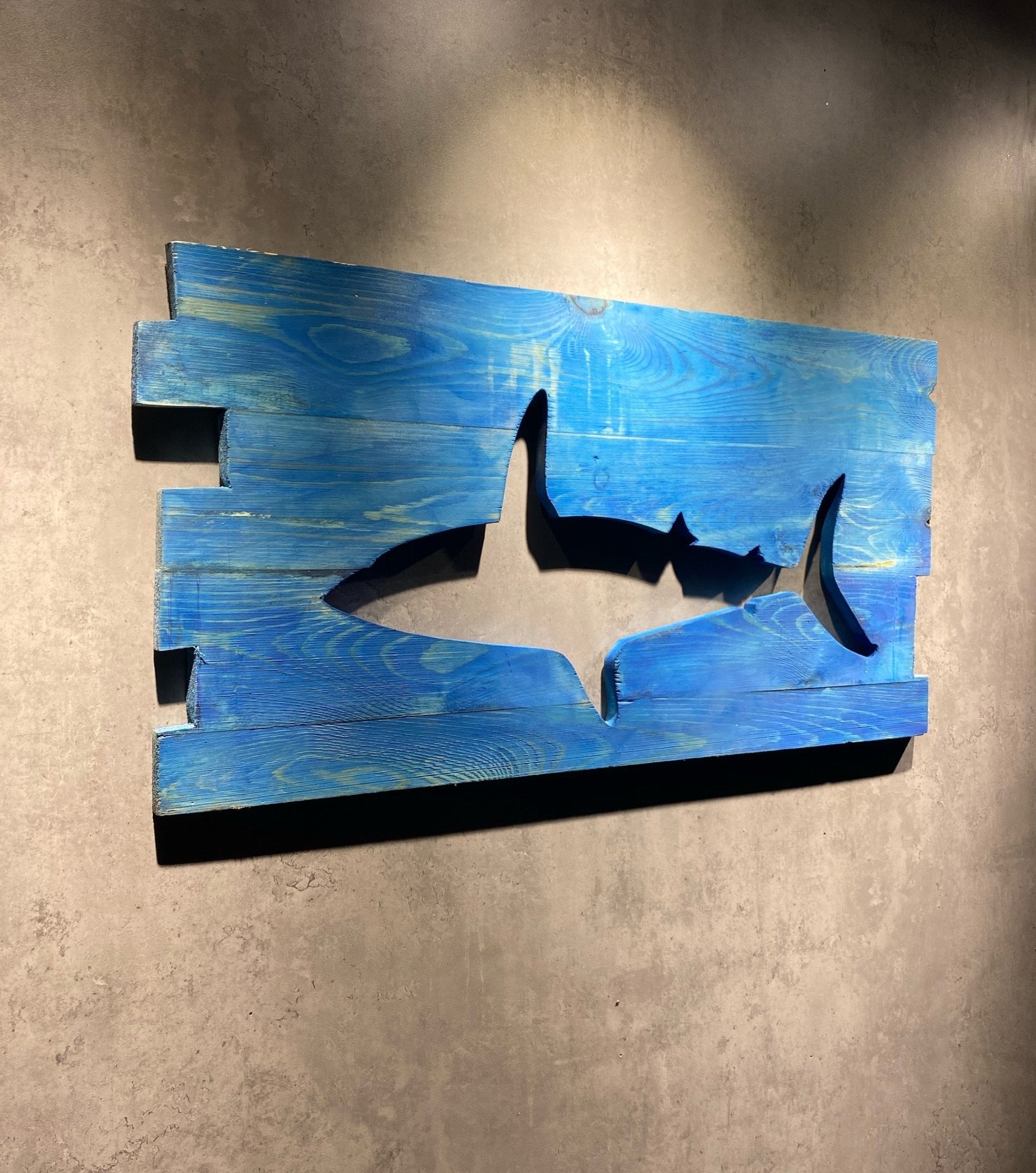 Wood Shark Wall Hanging
