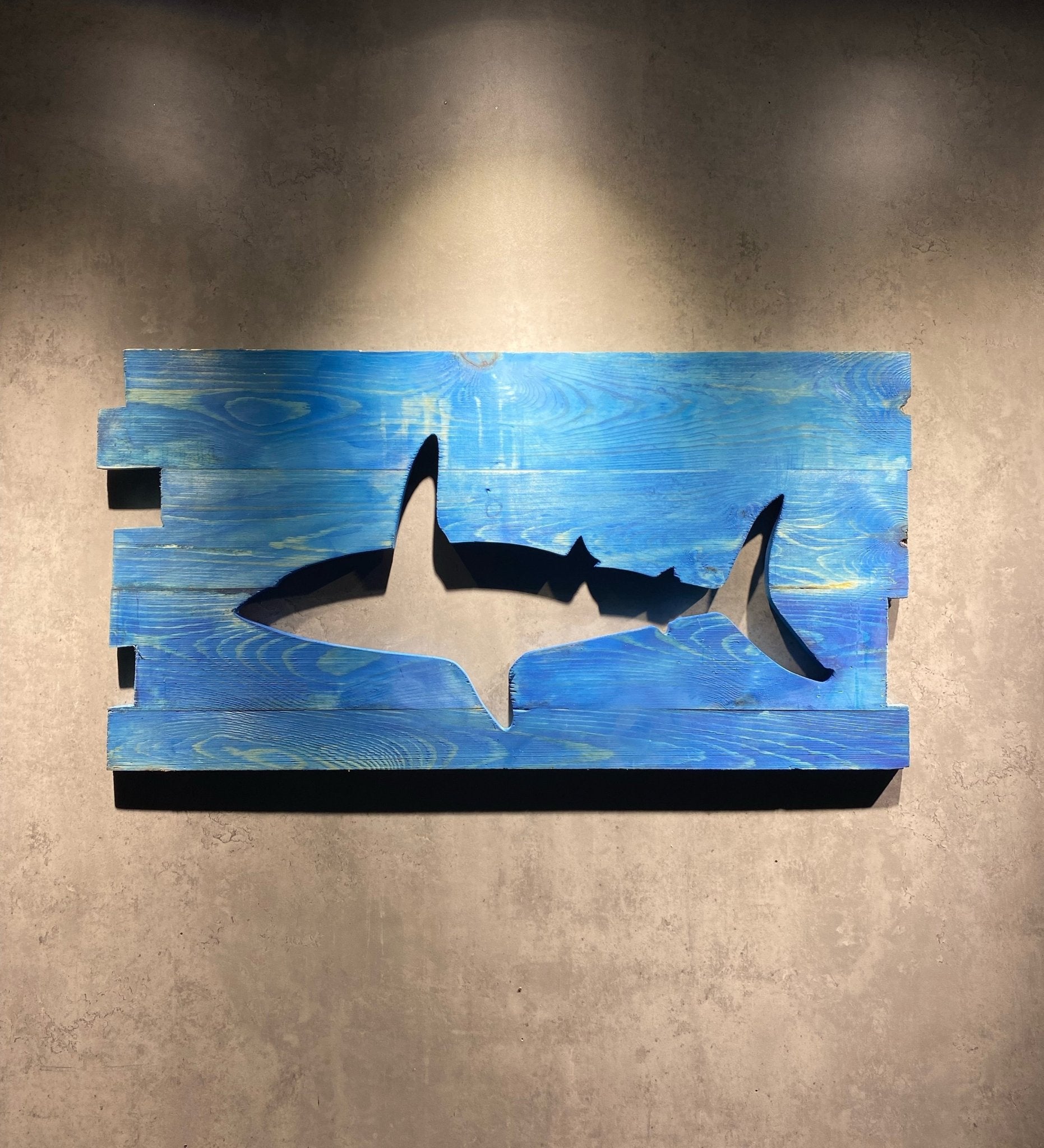 Wood Shark Wall Hanging