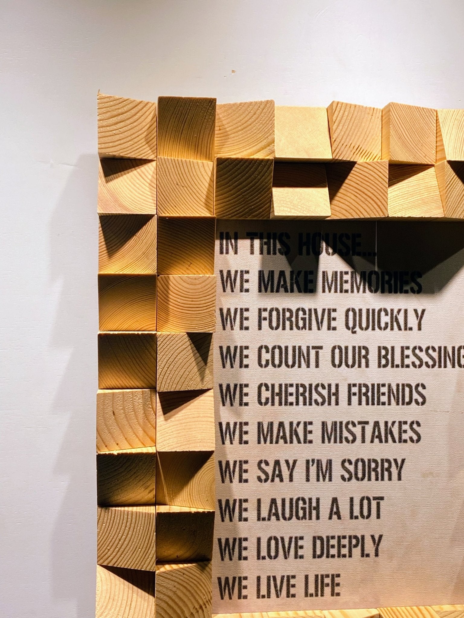 3D Photo Frame For Wall - Wood Workers Global