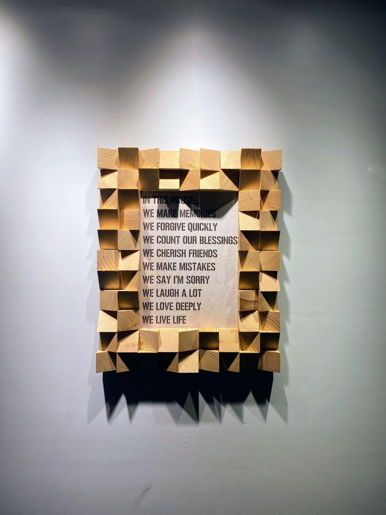 3D Photo Frame For Wall - Wood Workers Global