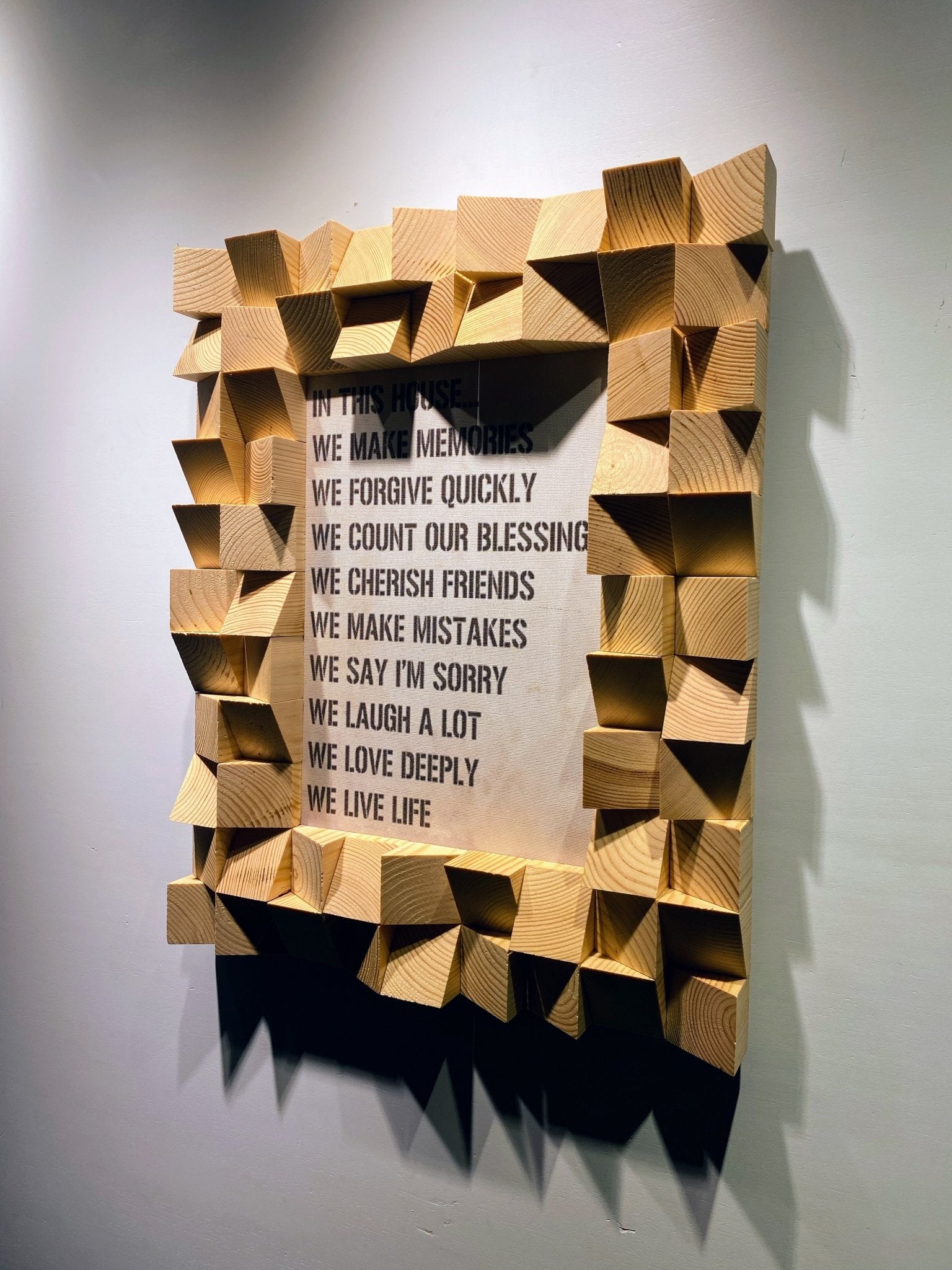 3D Photo Frame For Wall - Wood Workers Global
