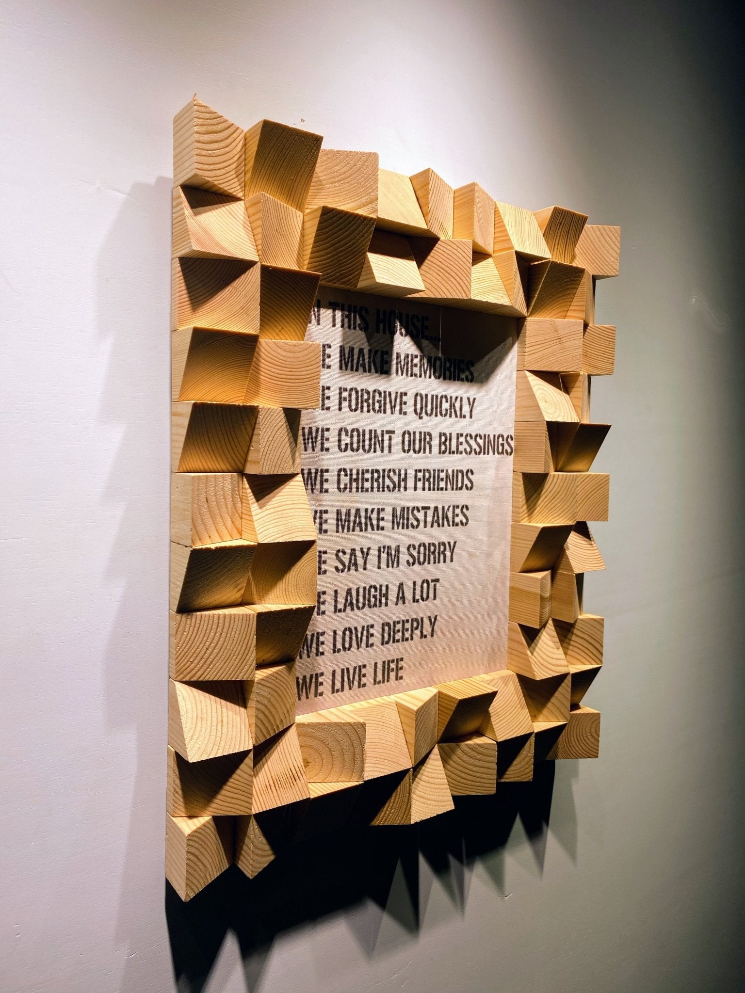 3D Photo Frame For Wall - Wood Workers Global