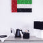 لوحة حائط العلم الإماراتي الخشبية