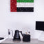 لوحة حائط العلم الإماراتي الخشبية