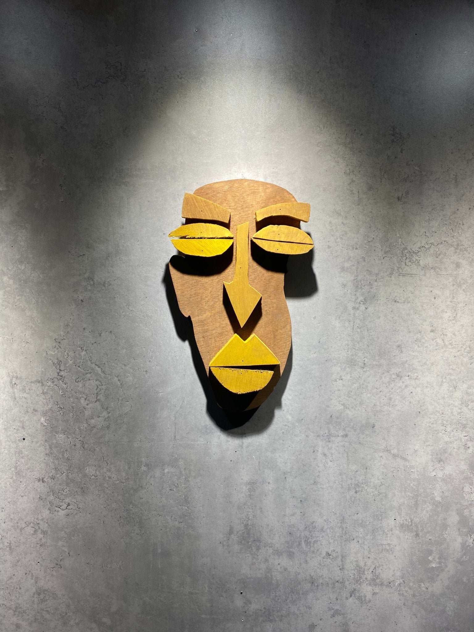Abstract Face Wall Art - Wood Workers Global