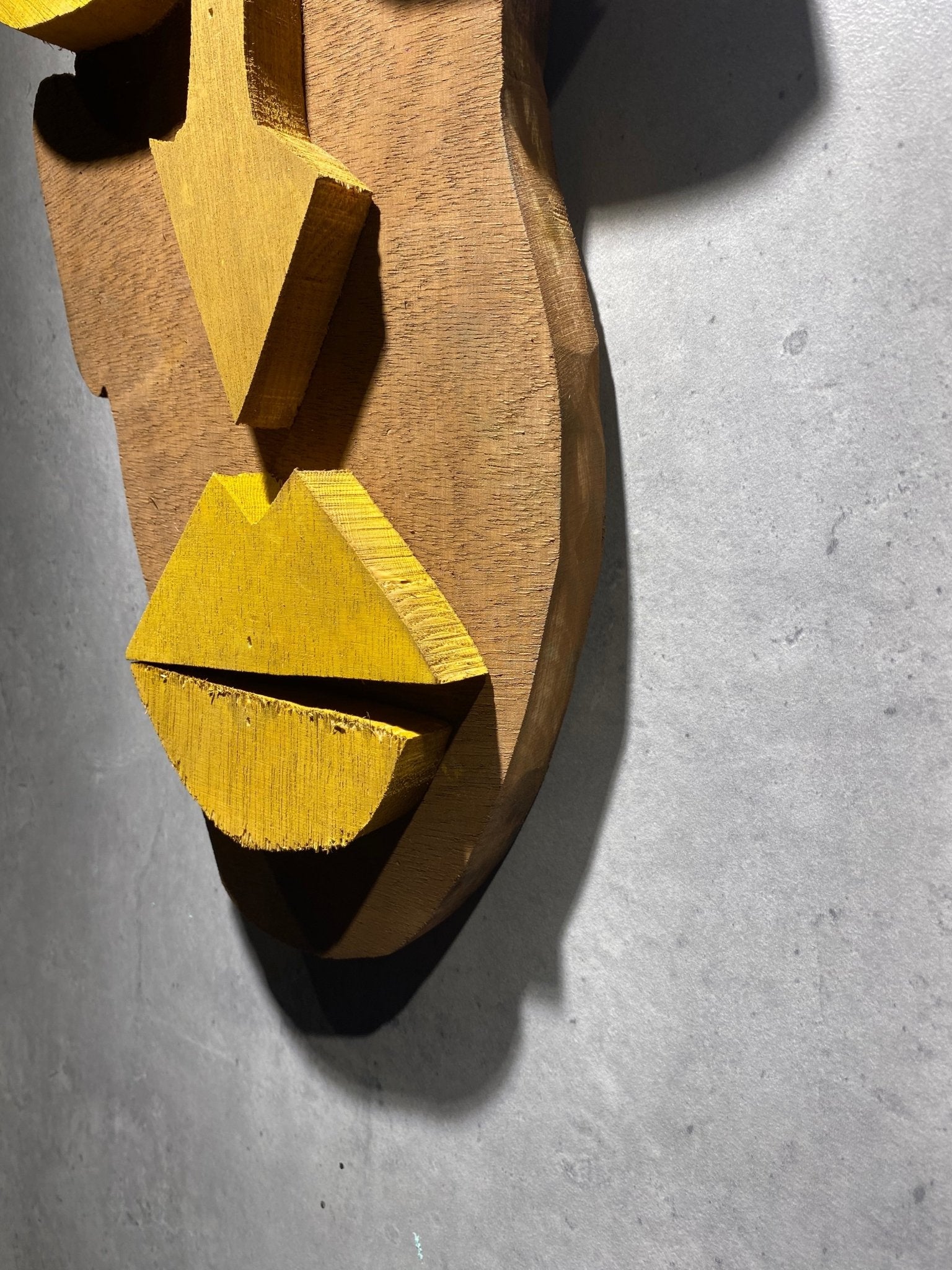 Abstract Face Wall Art - Wood Workers Global