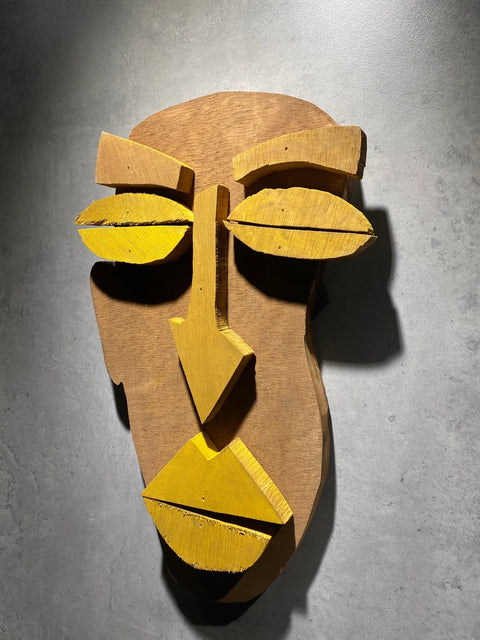 Abstract Face Wall Art - Wood Workers Global