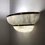 Alabaster Lamp With Gold Stainless Frame - Wood Workers Global