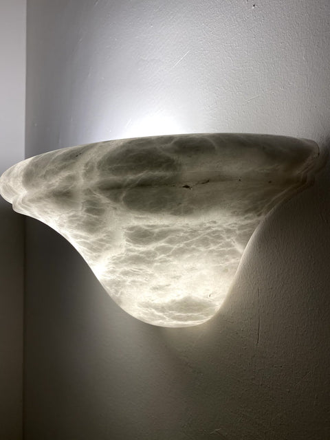 Alabaster Marble Lamp For Wall - Wood Workers Global