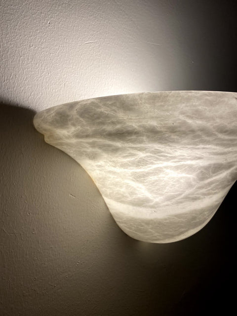 Alabaster Marble Lamp For Wall - Wood Workers Global