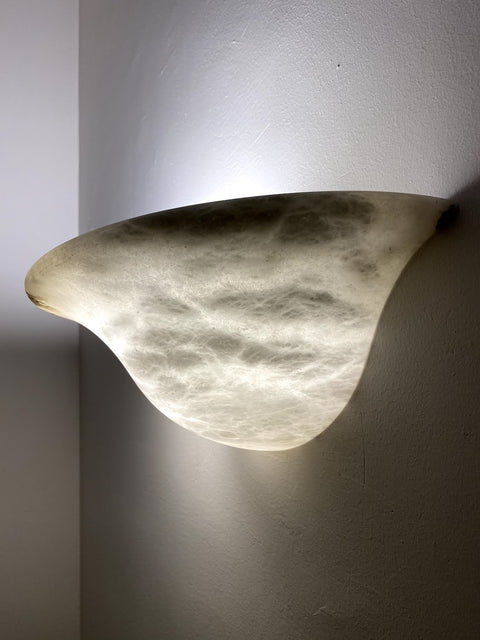 Alabaster Marble Light For Wall - Wood Workers Global