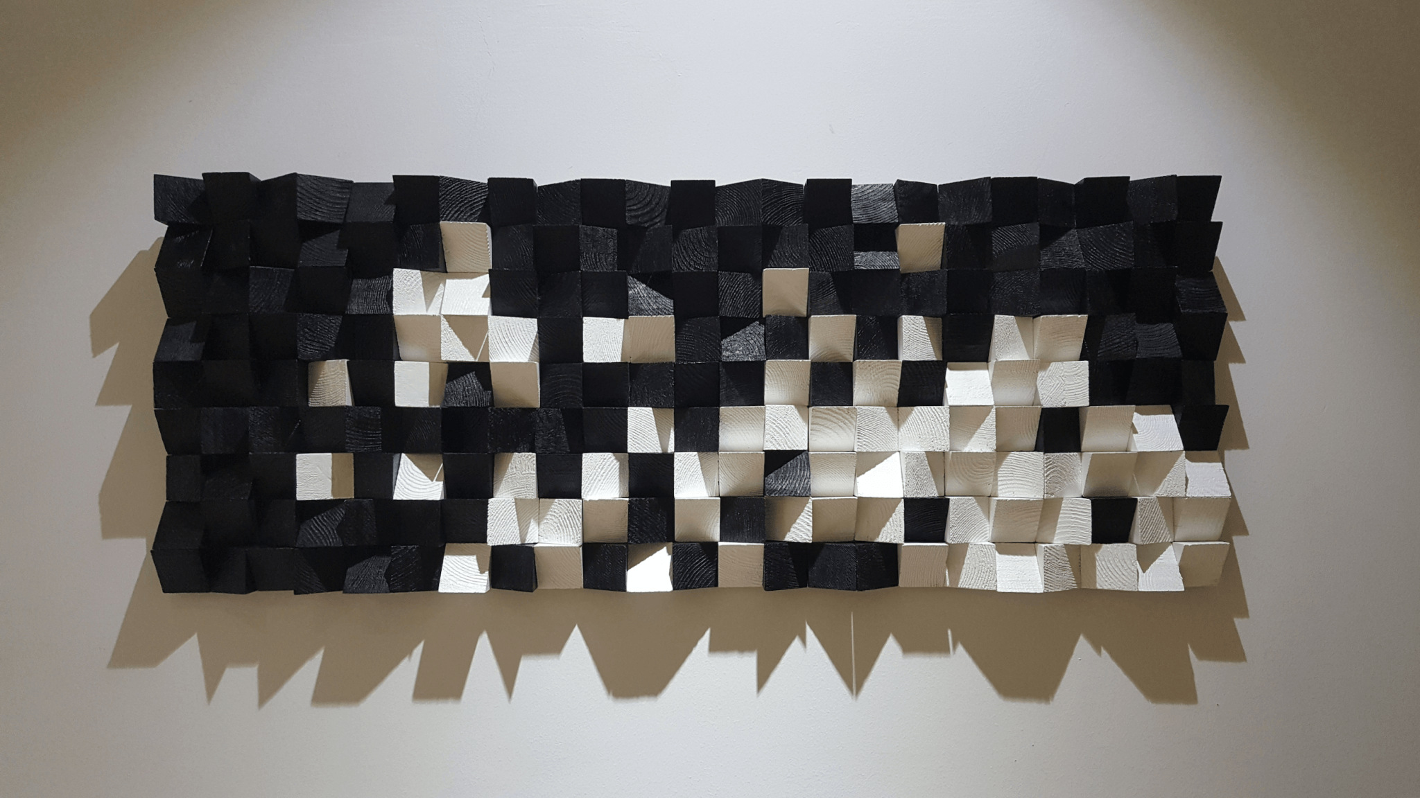 Black And White Sound Diffuser - Wood Workers Global