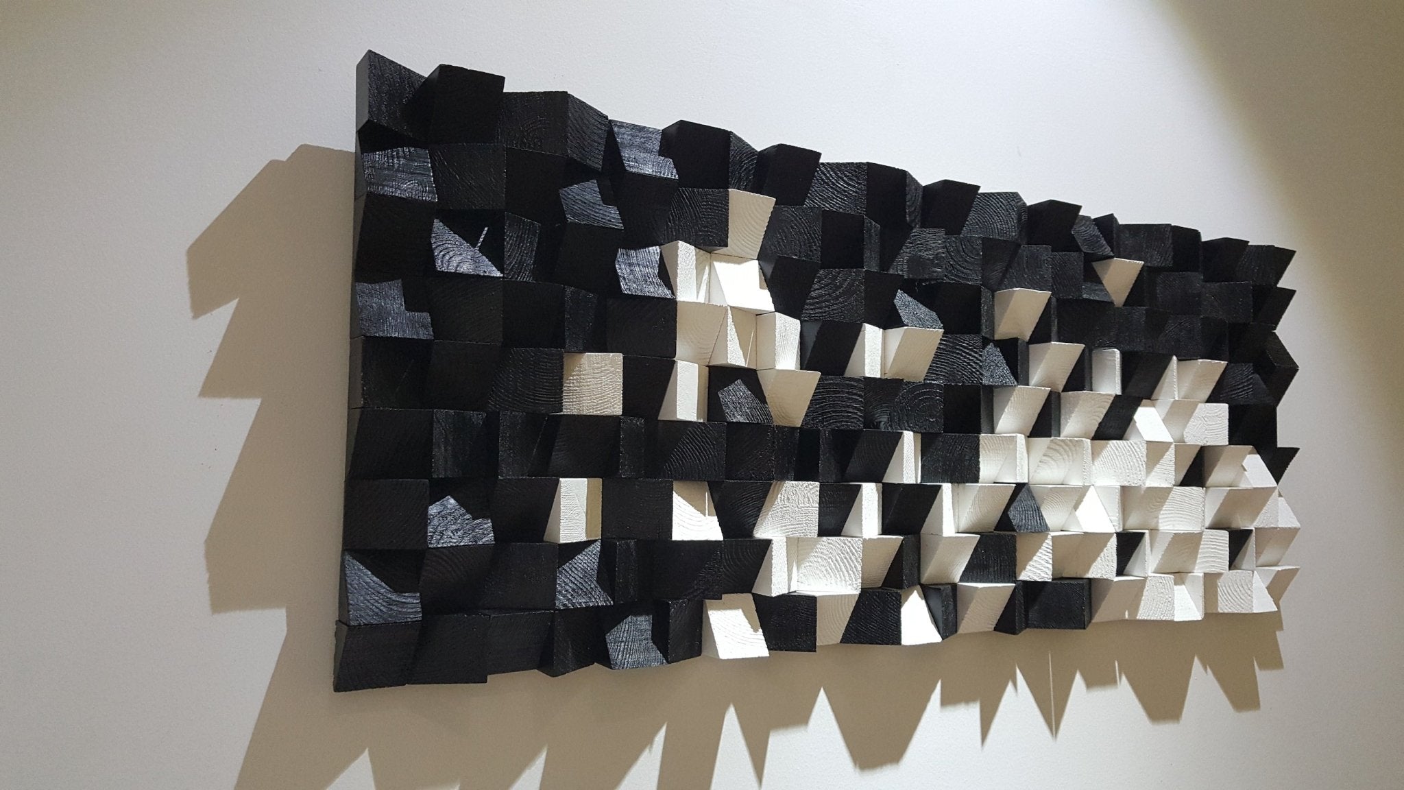 Black And White Sound Diffuser - Wood Workers Global