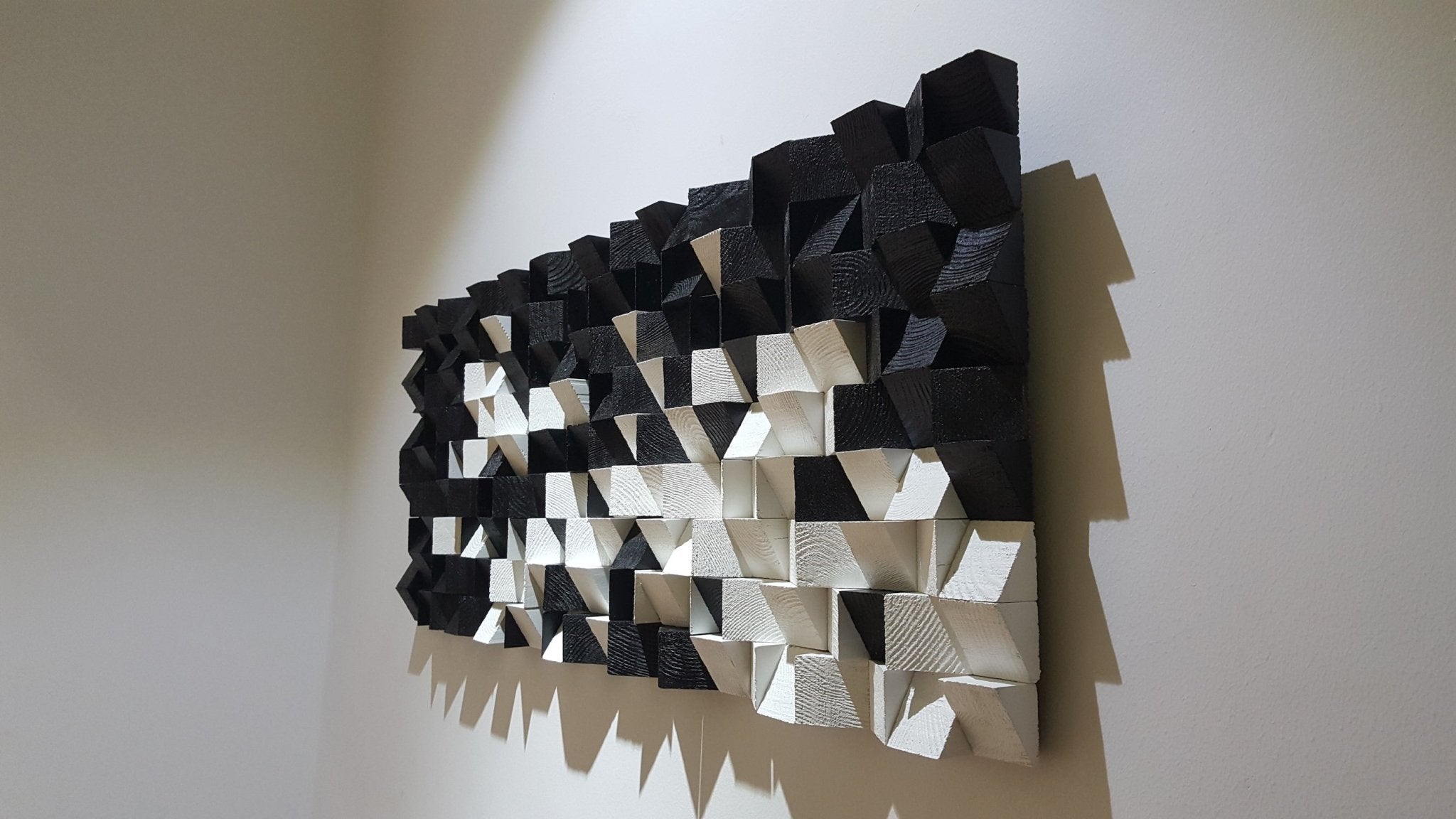 Black And White Sound Diffuser - Wood Workers Global