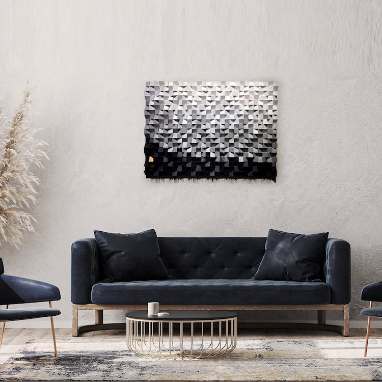 Black And White Wood Wall Art - Wood Workers Global