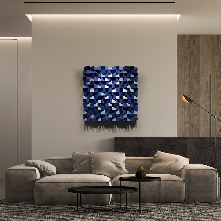 Blue Acoustic Sound Diffuser - Wood Workers Global