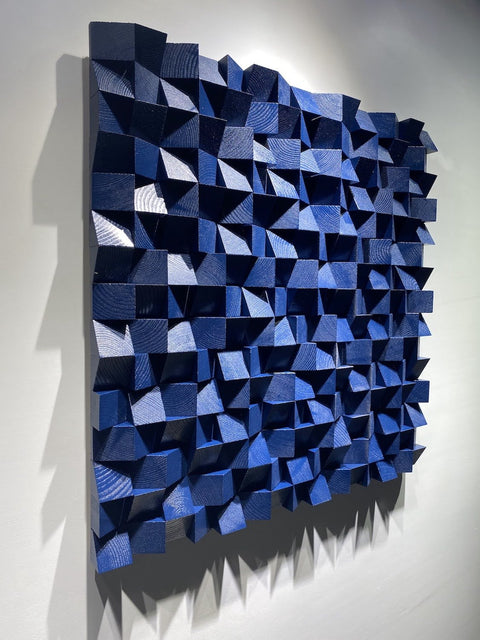 Blue Acoustic Sound Diffuser - Wood Workers Global
