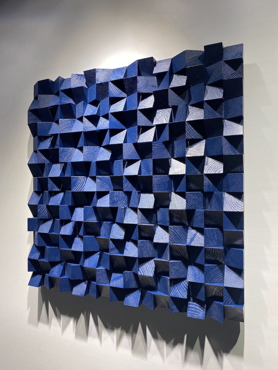 Blue Acoustic Sound Diffuser - Wood Workers Global