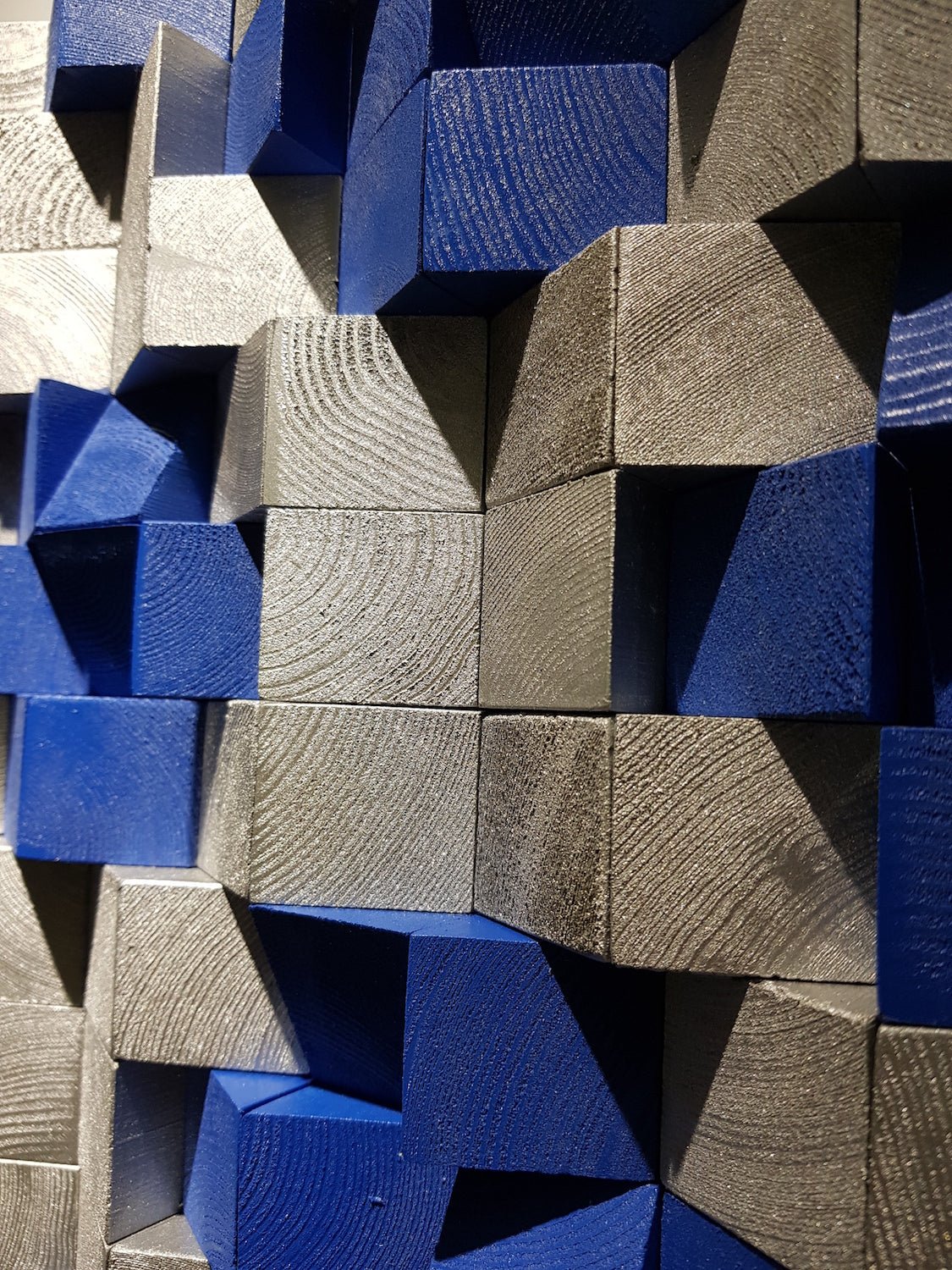 Blue And White Sound Diffuser - Wood Workers Global