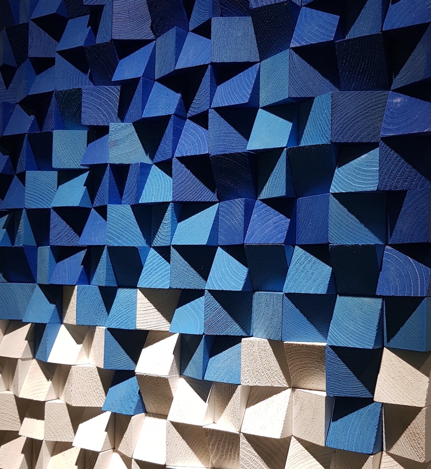 Blue And White Wood Decor - Wood Workers Global