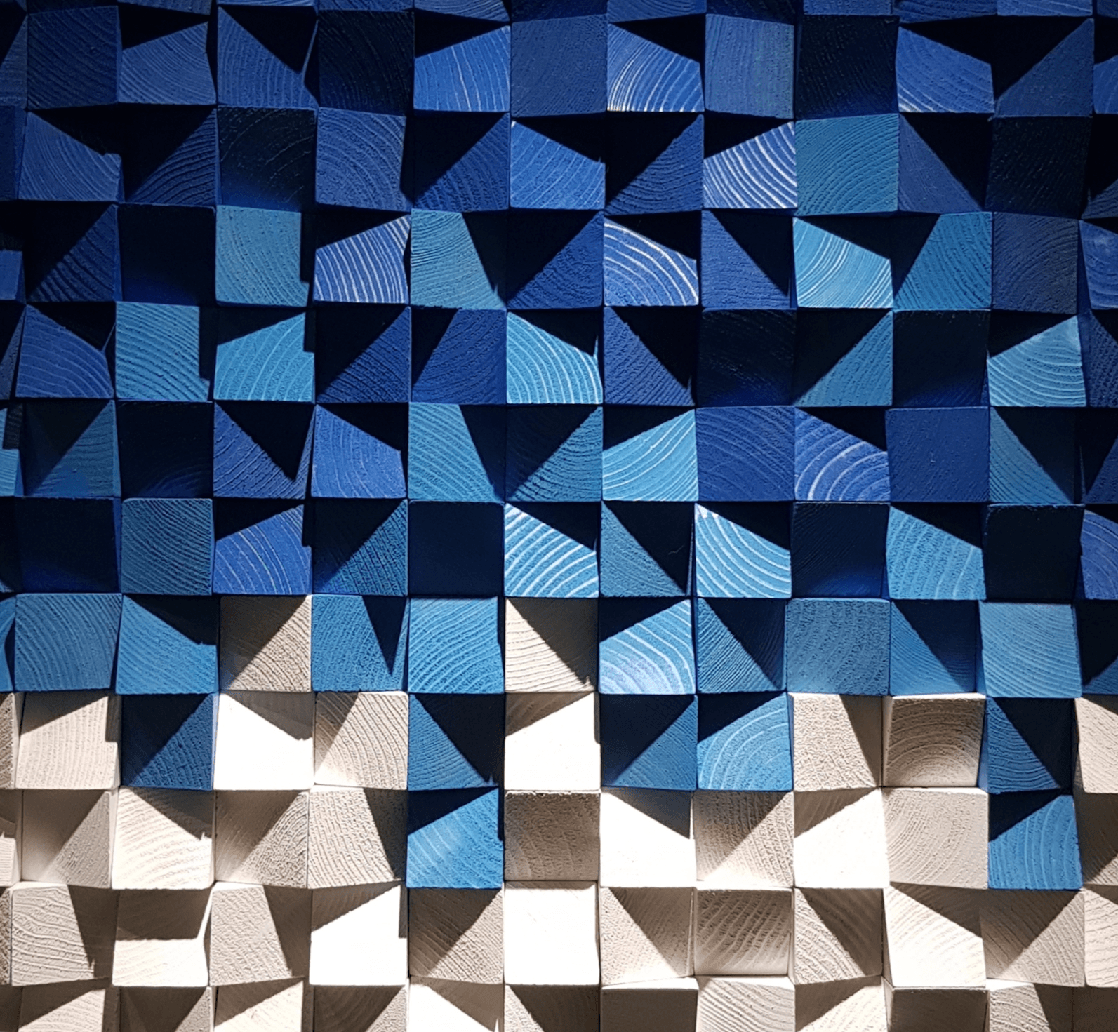 Blue And White Wood Decor - Wood Workers Global
