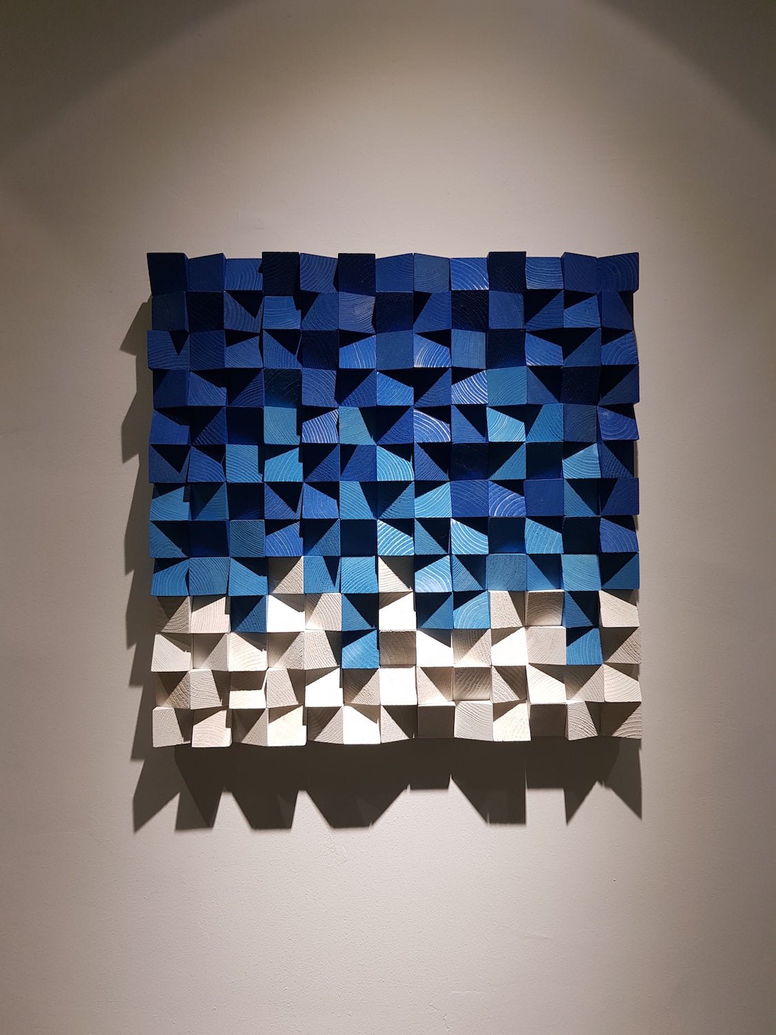 Blue And White Wood Decor - Wood Workers Global