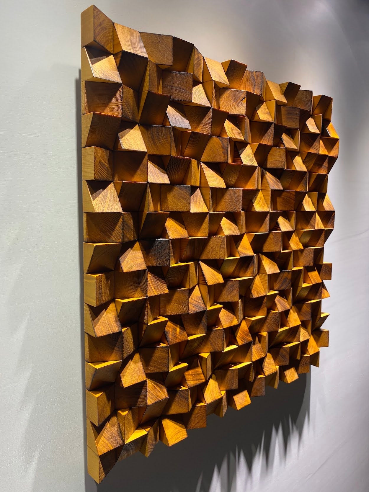 Burnt Wood Acoustic Sound Diffuser - Wood Workers Global