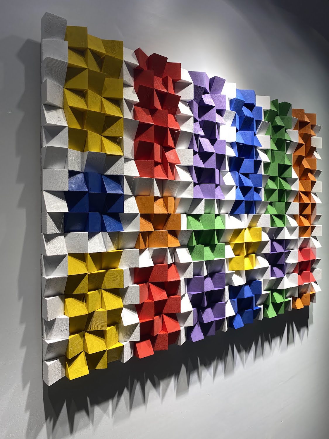 Colorful Wood Wall Panel - Wood Workers Global