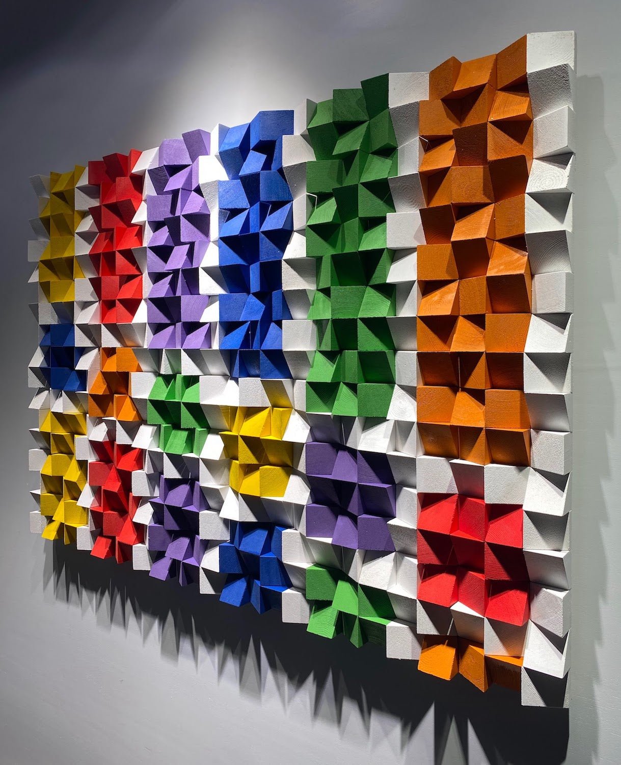 Colorful Wood Wall Panel - Wood Workers Global