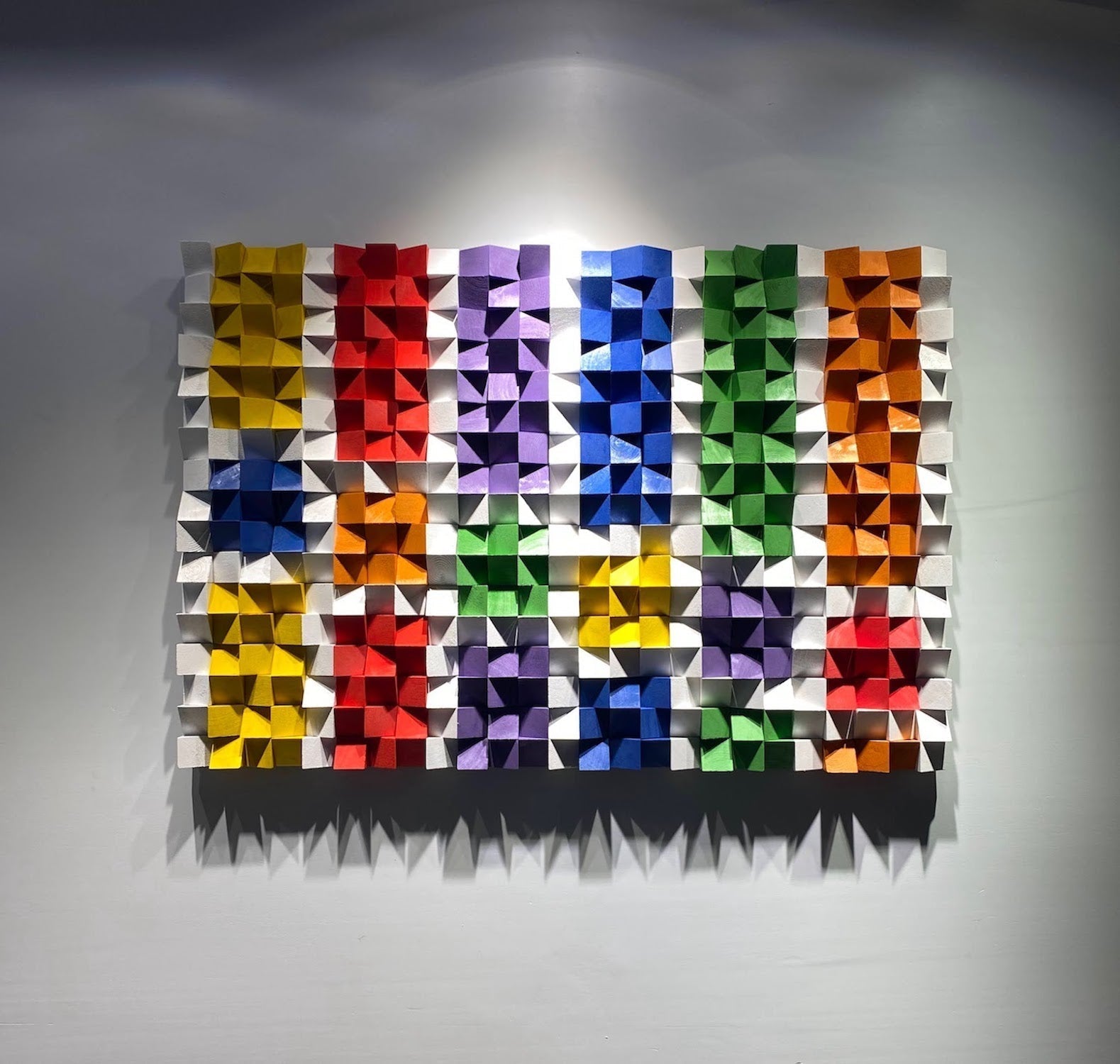 Colorful Wood Wall Panel - Wood Workers Global