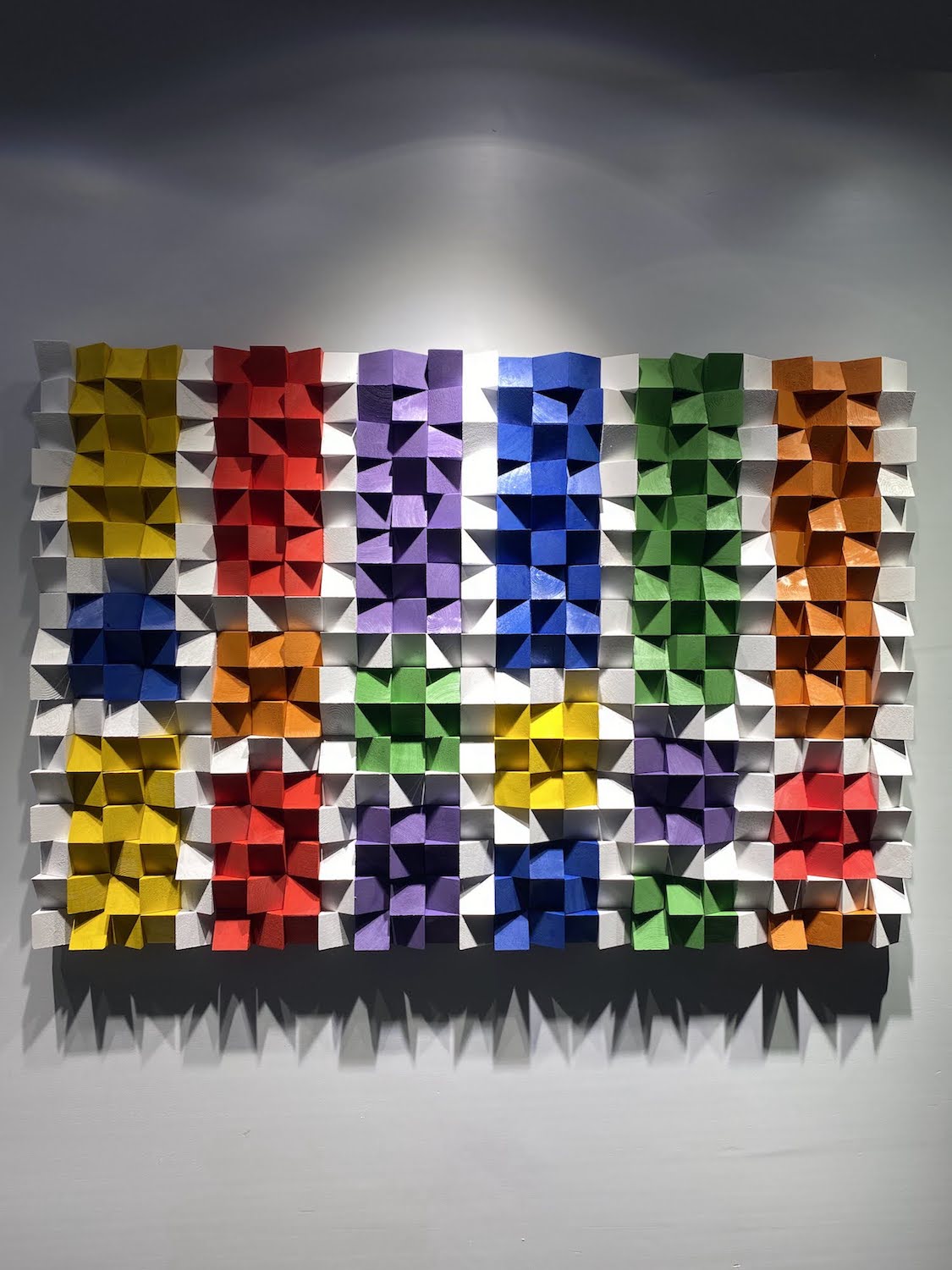 Colorful Wood Wall Panel - Wood Workers Global
