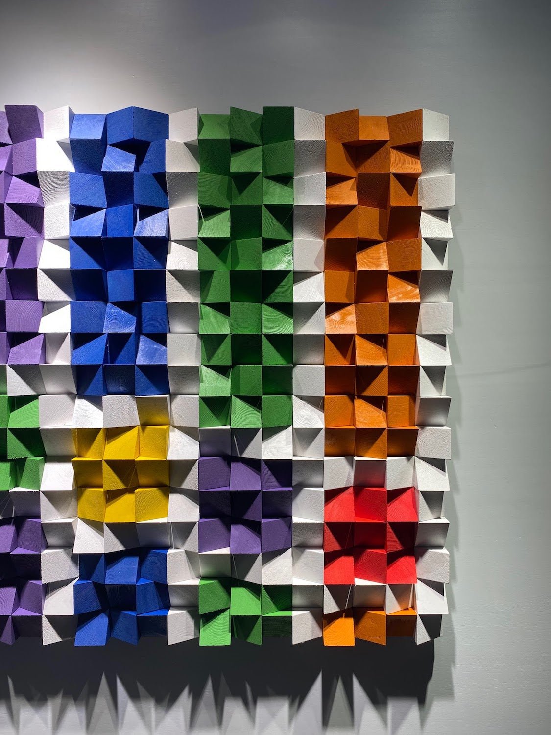 Colorful Wood Wall Panel - Wood Workers Global