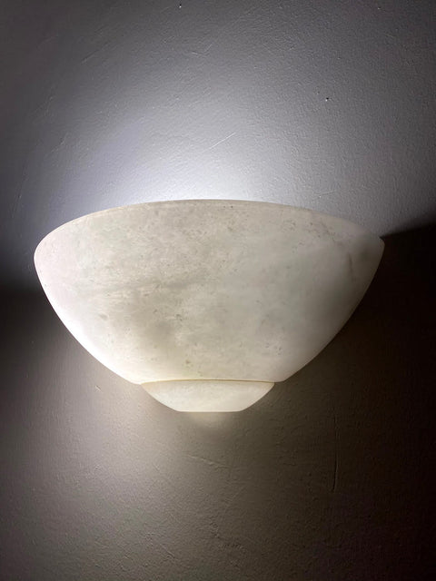 Contemporary Alabaster Lamp - Wood Workers Global