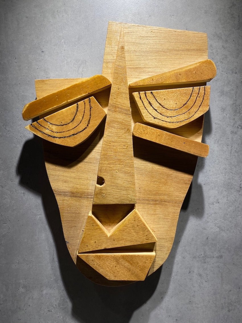 Cubism Style Wall Hanging - Wood Workers Global