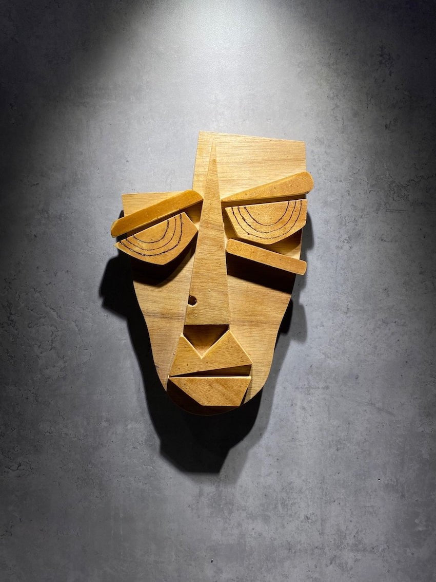Cubism Style Wall Hanging - Wood Workers Global
